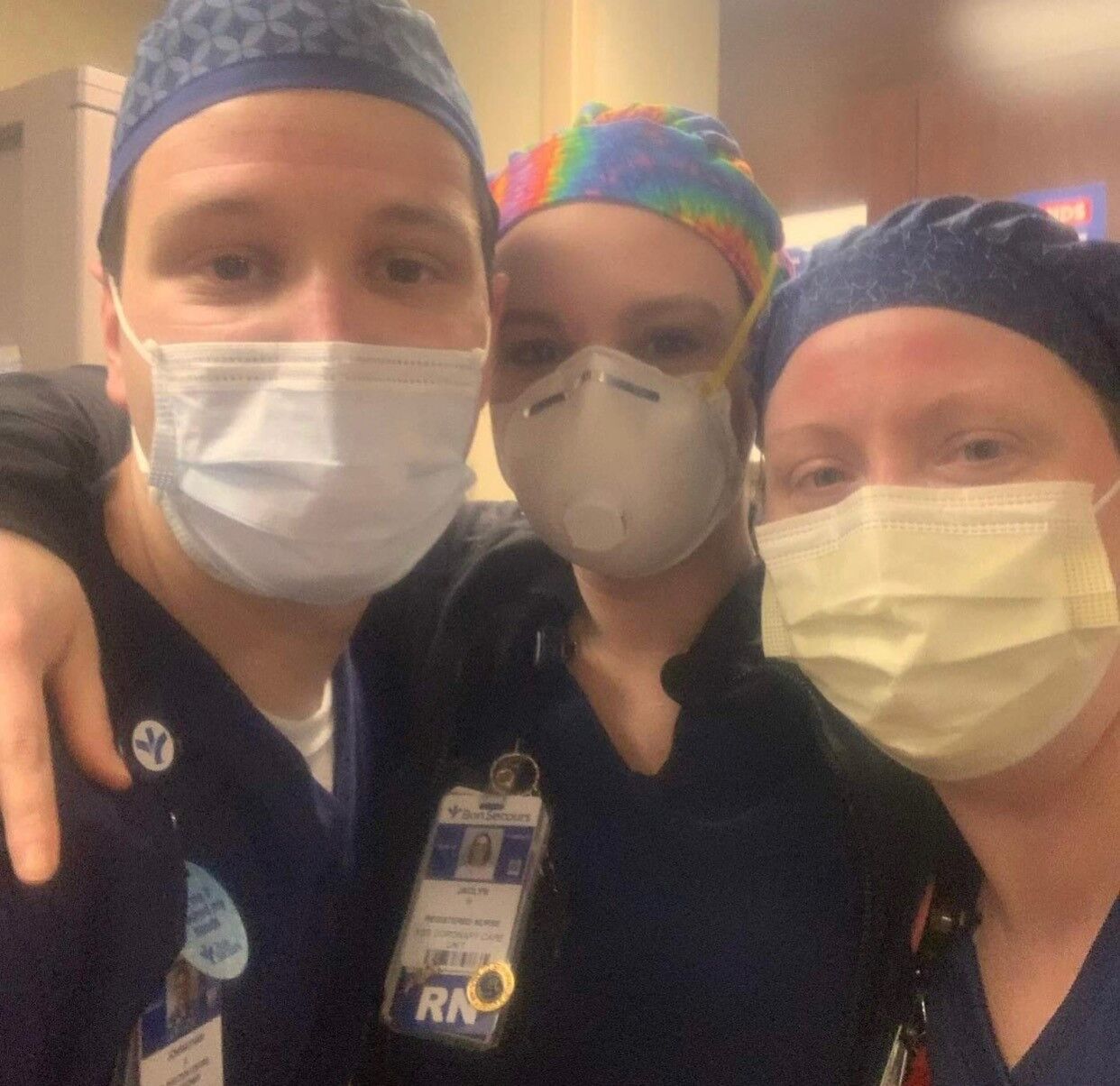 Jaclyn Purcell and St. Francis Downtown coworkers